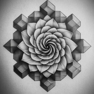 mandala-tattoo – tattoo design ideas free ai generated – orderly – for-lower-thigh – Gallery: mandalas-and-similar-inkby-ai