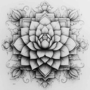 orderly – tattoo design ideas free ai generated – meditative-art – for-scapula – Gallery: mandalas-and-similar-inkby-ai