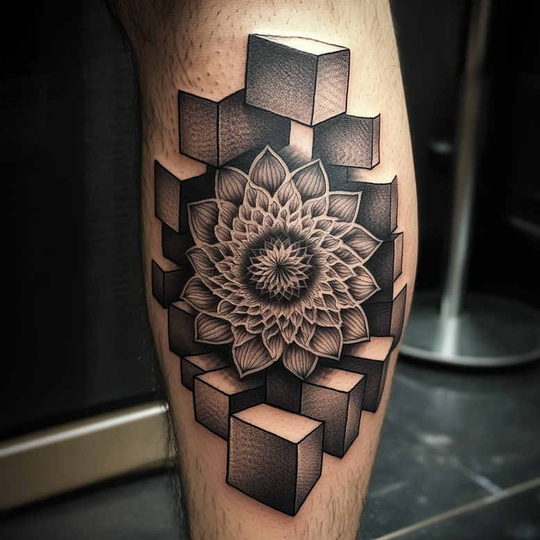 spirituality – tattoo design ideas free ai generated – ornamental-mandala – for-shoulder-blade – Gallery: mandalas-and-similar-inkby-ai
