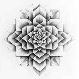 spokes – tattoo design ideas free ai generated – circular-lace – for-full-back – Gallery: mandalas-and-similar-inkby-ai