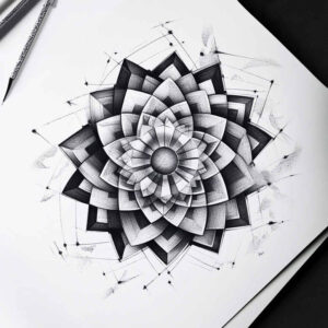 mandalas-and-similar tattoo design ideas calm mind symmetrical patterns for foot
