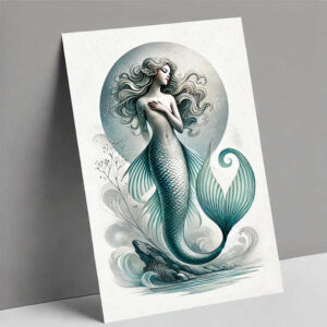 mermaid-delicate-tattoo-neotraditional-dynamic-color-for-arm – tattoo design ideas free ai generated – Gallery: mermaids-inkby-ai