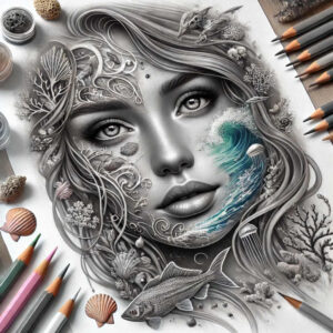 mermaids tattoo design ideas artistic contrast mystical embodying courage