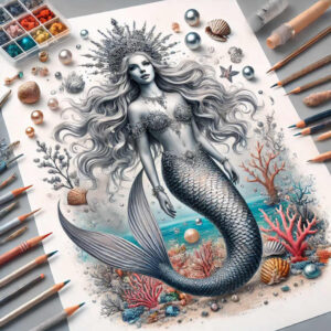 mermaids tattoo design ideas Surrealism unreal spiritual meaning determination