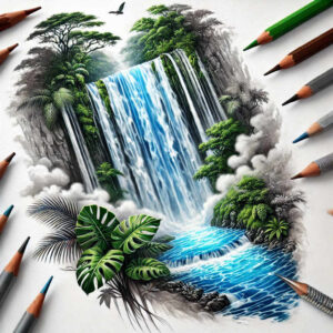 deciduous-tree-tattoo – tattoo design ideas free ai generated – realism-natural-tones – for-calf – Gallery: nature-inkby-ai