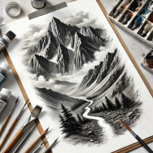 deciduous-tree-tattoo – tattoo design ideas free ai generated – surrealism-metamorphosis – for-nape – Gallery: nature-inkby-ai