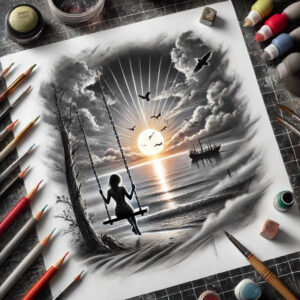 forest-tattoo – tattoo design ideas free ai generated – realism-realistic-movement – for-lower-thigh – Gallery: nature-inkby-ai