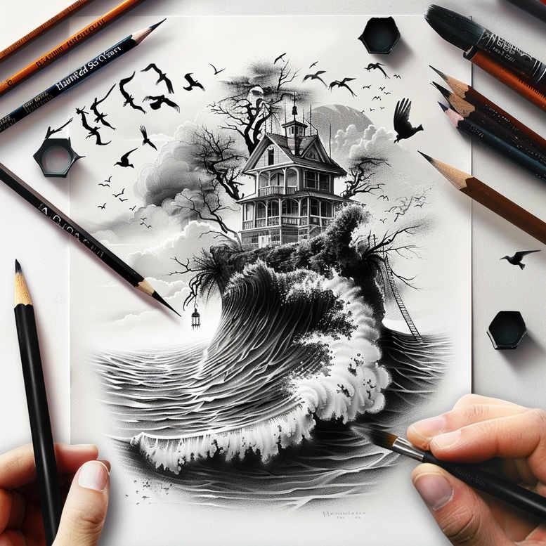 mountain-scenery-tattoo – tattoo design ideas free ai generated – realism-micro-realism – for-hand – Gallery: nature-inkby-ai