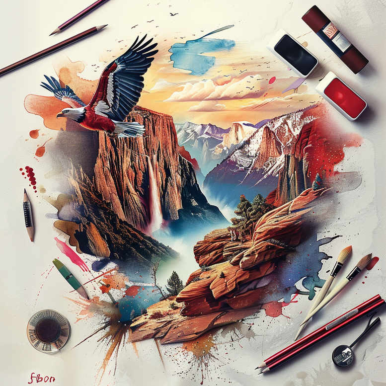 nature-tattoo – tattoo design ideas free ai generated – realism-realistic-shadowing – for-heel – Gallery: nature-inkby-ai