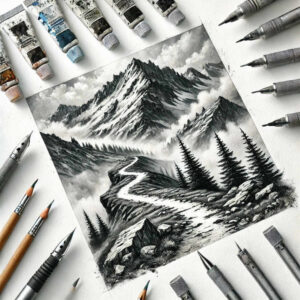 nature tattoo design ideas vivid hues natural shading for lower chest