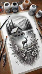 nature tattoo design ideas Neotraditional vivid color wildlife motifs shows perseverance