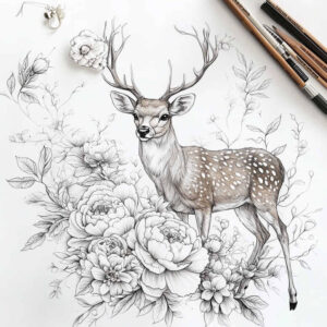 animals-with-contour – tattoo design ideas free ai generated – realism-realistic-color – for-side – Gallery: other-animals-inkby-ai