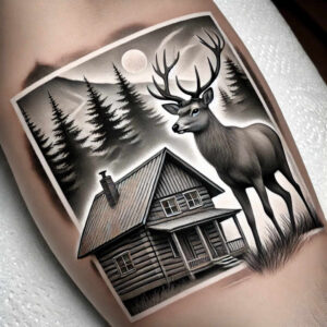 animals-with-natural-look-for-men – tattoo design ideas free ai generated – realism-realistic-contrast – for-shin – Gallery: other-animals-inkby-ai