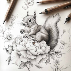 artistic-animals – tattoo design ideas free ai generated – realism-realistic – for-shoulder-blade – Gallery: other-animals-inkby-ai