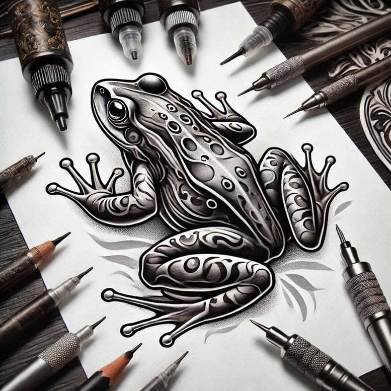 fish – tattoo design ideas free ai generated – surrealism-fluid-motion – for-fingers – Gallery: other-animals-inkby-ai
