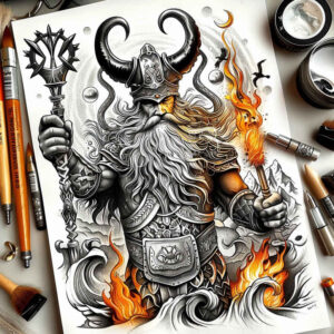 insects – tattoo design ideas free ai generated – realism-dynamic-shadows – for-knee – Gallery: other-animals-inkby-ai