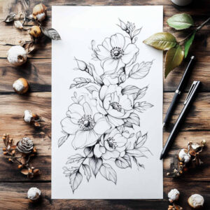 other-animals tattoo design ideas fine detail artistic for back of neck