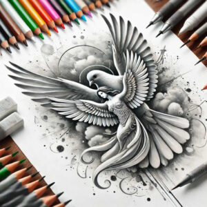 other-animals tattoo design ideas Realism refined lines nature-inspired symbolising endurance