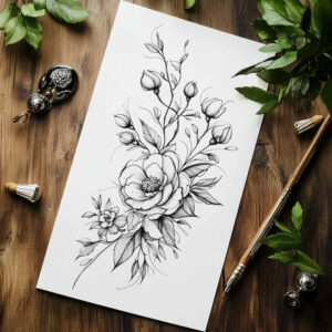 other-animals tattoo design ideas dynamic shapes tribal style symbolising strength