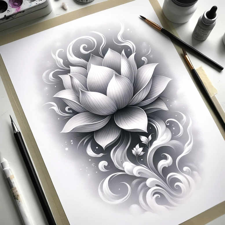 bird-shadow-tattoo – tattoo design ideas free ai generated – realism-perfect-proportions – for-upper-back – Gallery: other-birds-inkby-ai