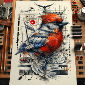 other-birds tattoo design ideas fine-line delicate shading represents perseverance