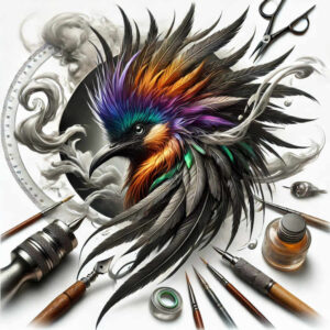 other-birds tattoo design ideas dreamlike dynamic pose symbol of endurance
