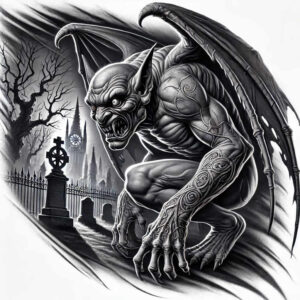 other-dark tattoo design ideas Realism ultra detailed creepy for triceps