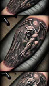other-dark tattoo design ideas Surrealism bizarre shadows for triceps