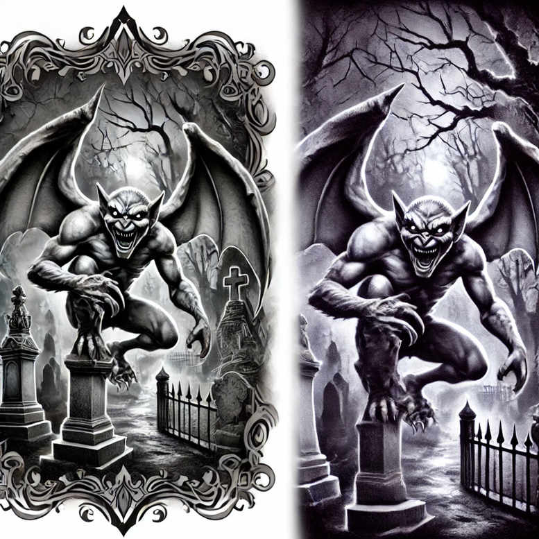 other-dark tattoo design ideas detailed linework uncanny for behind ear