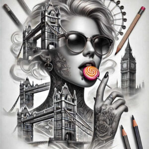 other-dark tattoo design ideas Surrealism symbolic undead meaning perseverance