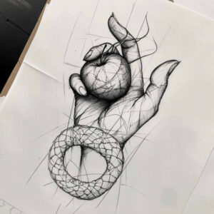 delicate-abstract-patterns – tattoo design ideas free ai generated – plain – for-upper-arm – Gallery: other-delicate-inkby-ai