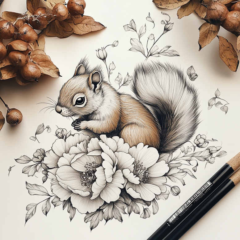 delicate-compositions – tattoo design ideas free ai generated – subtle-motif – for-spine – Gallery: other-delicate-inkby-ai