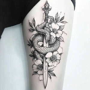 delicate-contour – tattoo design ideas free ai generated – uncluttered – for-calf – Gallery: other-delicate-inkby-ai