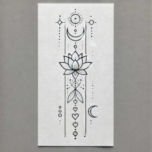 delicate-ornaments – tattoo design ideas free ai generated – mini-ink – for-spine – Gallery: other-delicate-inkby-ai