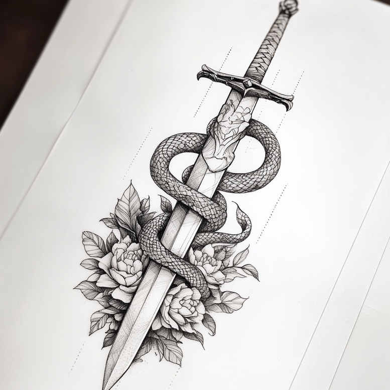 delicate-shading – tattoo design ideas free ai generated – quiet-art – for-arm – Gallery: other-delicate-inkby-ai