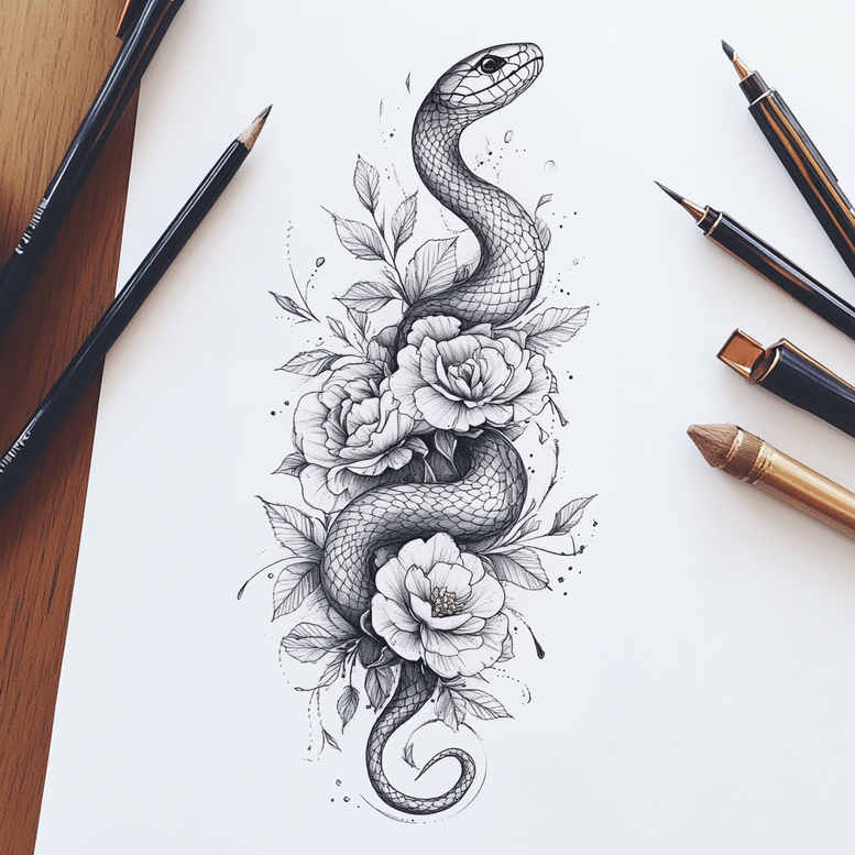 fine-line-detailed-tattoos – tattoo design ideas free ai generated – plain – for-ankle – Gallery: other-delicate-inkby-ai