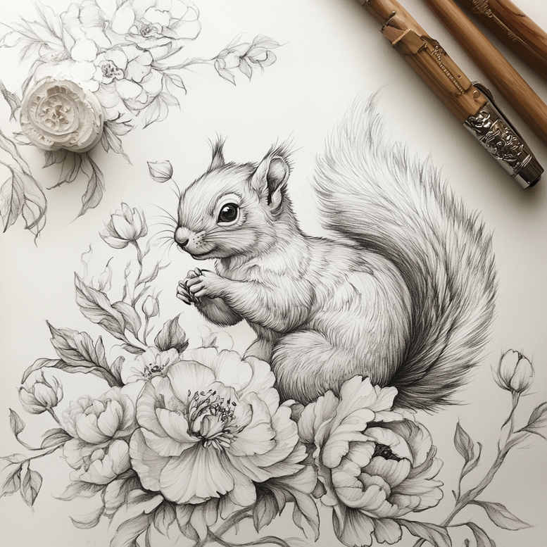 fine-line – tattoo design ideas free ai generated – short-stroke – for-side-torso – Gallery: other-delicate-inkby-ai