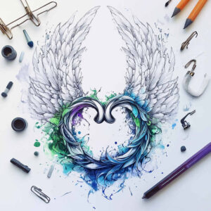 light-shading – tattoo design ideas free ai generated – micro-line – for-ribs – Gallery: other-delicate-inkby-ai