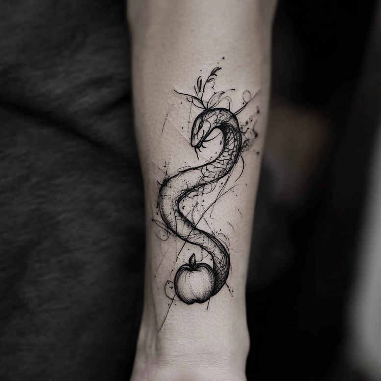 light-shading – tattoo design ideas free ai generated – simple-form – for-upper-thigh – Gallery: other-delicate-inkby-ai