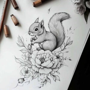 minimalist-patterns – tattoo design ideas free ai generated – thin-line – for-back-of-neck – Gallery: other-delicate-inkby-ai