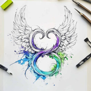 minimalist-tattoos – tattoo design ideas free ai generated – crisp-outline – for-lower-chest – Gallery: other-delicate-inkby-ai