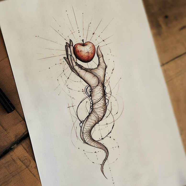 minimalist-tattoos – tattoo design ideas free ai generated – micro-line – for-calf – Gallery: other-delicate-inkby-ai