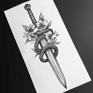 organic-line-tattoos – tattoo design ideas free ai generated – unadorned – for-triceps – Gallery: other-delicate-inkby-ai