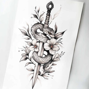 pastel-tattoos – tattoo design ideas free ai generated – bare – for-heel – Gallery: other-delicate-inkby-ai