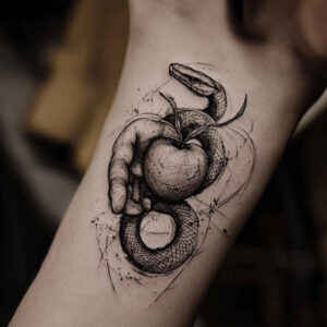 small-element-tattoos – tattoo design ideas free ai generated – micro-design – for-upper-chest – Gallery: other-delicate-inkby-ai
