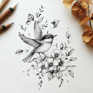 small-element-tattoos – tattoo design ideas free ai generated – thin-script – for-upper-back – Gallery: other-delicate-inkby-ai