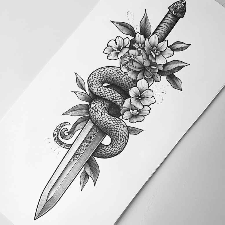 small-tattoos – tattoo design ideas free ai generated – plain-tattoo – for-back – Gallery: other-delicate-inkby-ai
