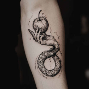 soft-shapes – tattoo design ideas free ai generated – single-color – for-lower-arm – Gallery: other-delicate-inkby-ai