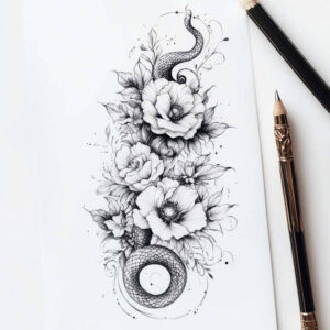 other-delicate tattoo design ideas refined detailed lines symbol of strength