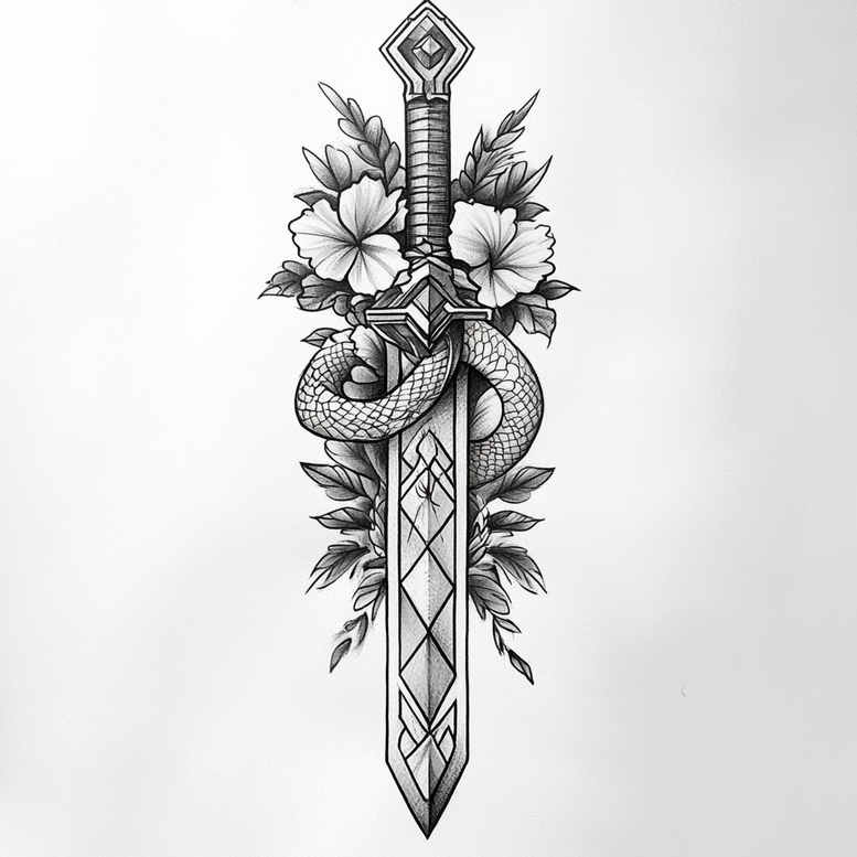 other-delicate tattoo design ideas essential lines detailed lines symbolising strength